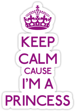 Keep Calm Crown Purple - Keep Calm And Carry (375x360)