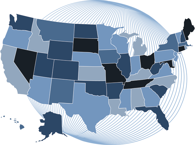 United States Oil & Gas Leasing Map - Speech Language Pathology Salary (630x469)
