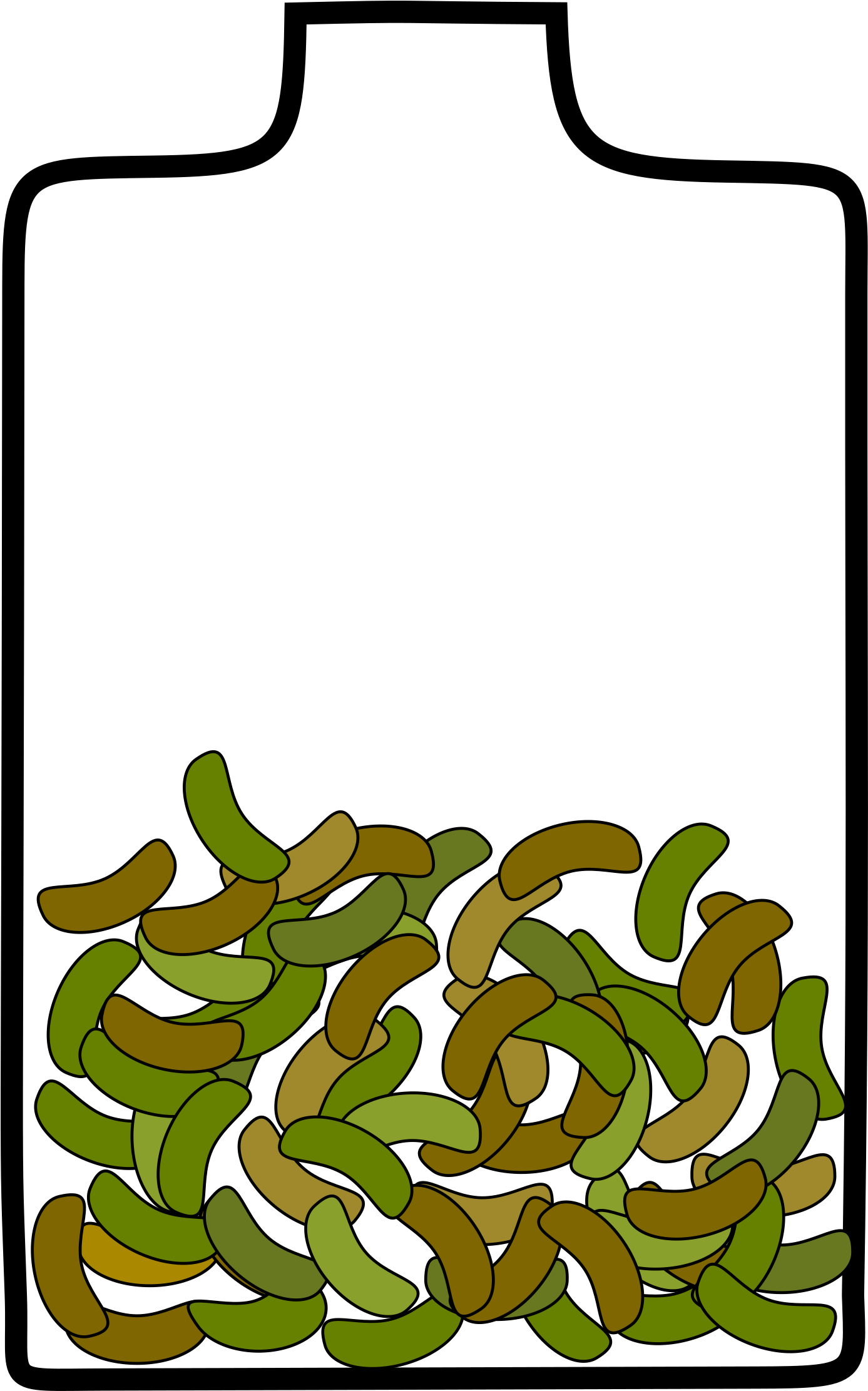 Jar With Beans - Icon (1564x2400)