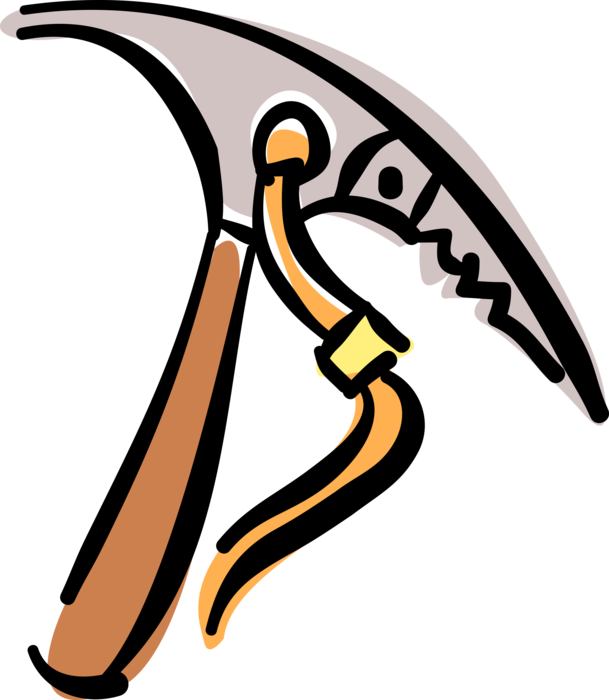 Vector Illustration Of Mountain Climbing Equipment - Vector Illustration Of Mountain Climbing Equipment (609x700)