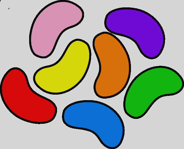 Jellybeans Clip Art Clipart Pictures Of Jelly - Jelly Bean Clipart (600x485)