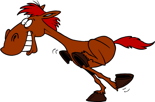 Horse Cartoons - Funny Cartoon Horse (600x500)