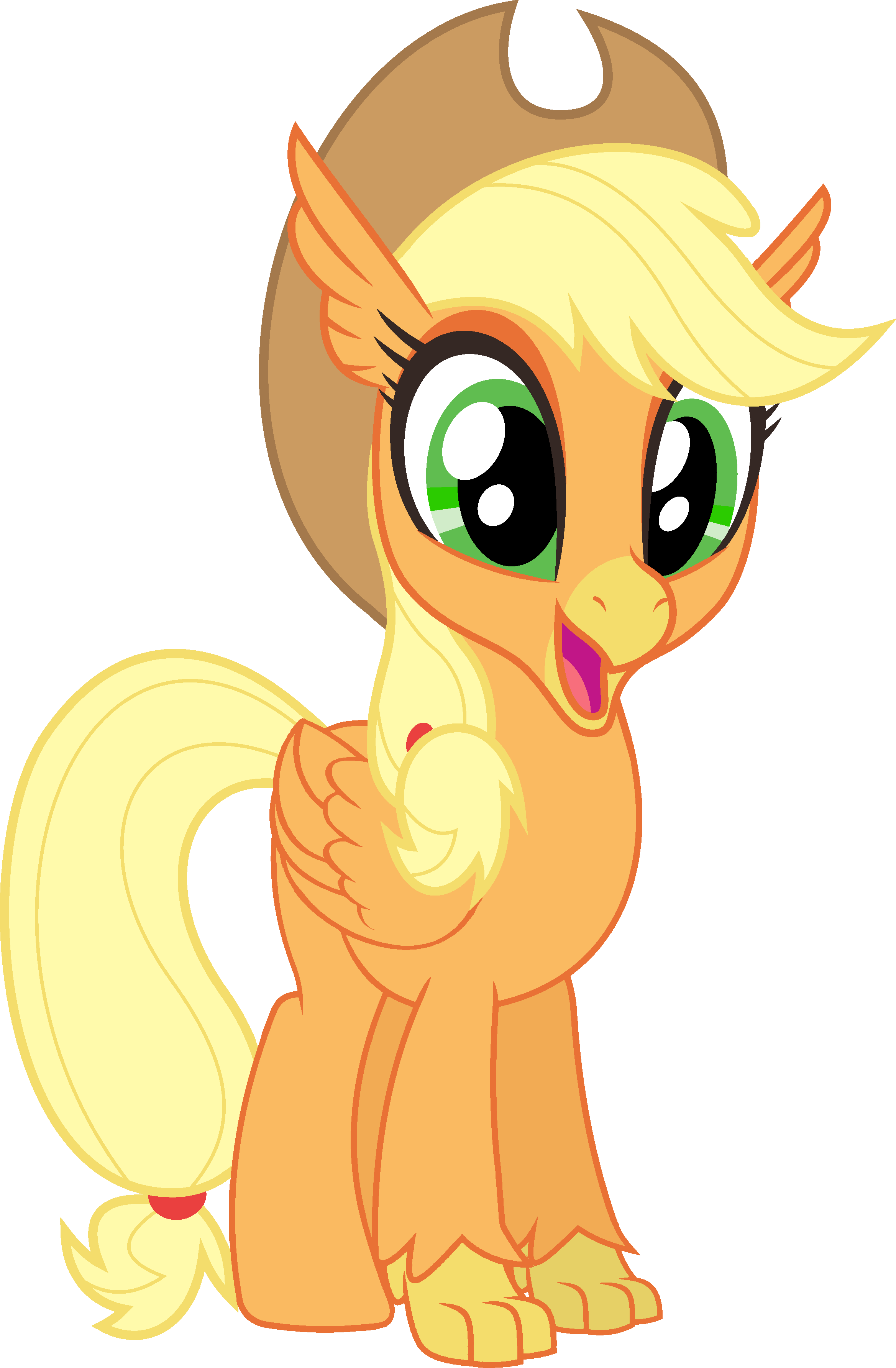 Applejack Goes Crazy By Dasprid Applejack Goes Crazy - My Little Pony Applejack Laughing (2338x3570)