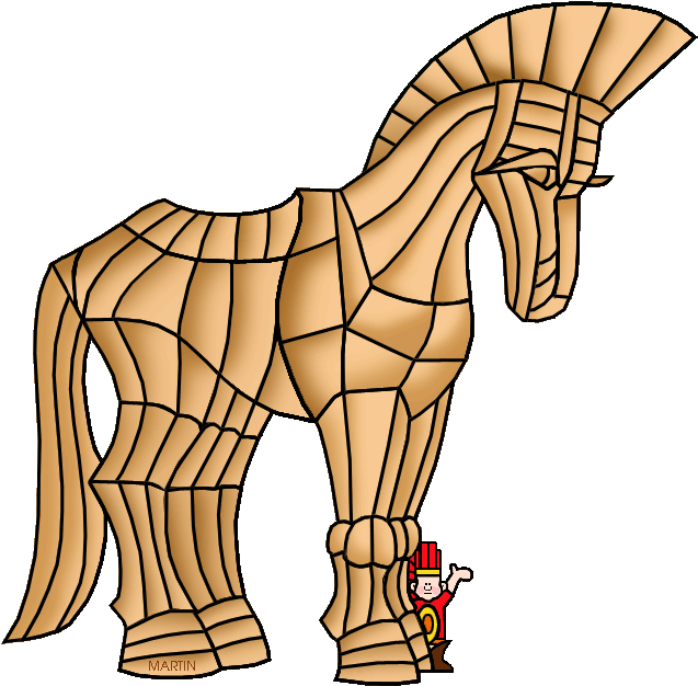 Greece Clipart Trojan Horse - Achievements Of Ancient Greece (643x648)