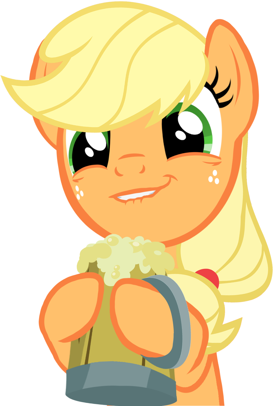 Paragonaj 153 20 Applejack Cider Face Vector By Paragonaj - Mlp Applejack Cider (1133x1682)