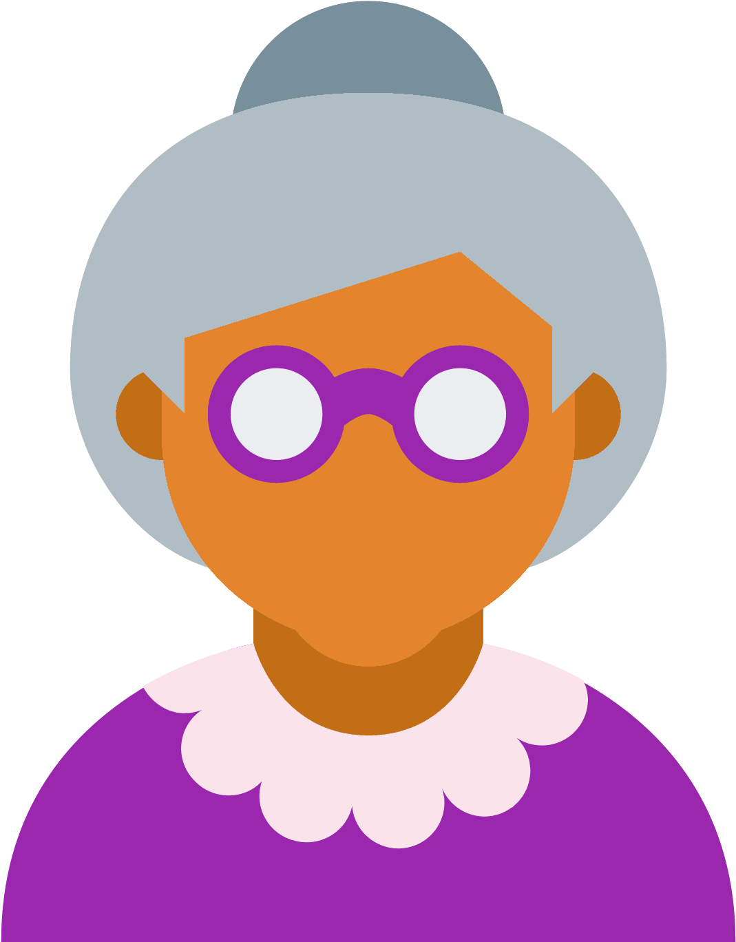 Unlike Other Icon Packs That Have Merely Hundreds Of - Grandma Icon (1600x1600)