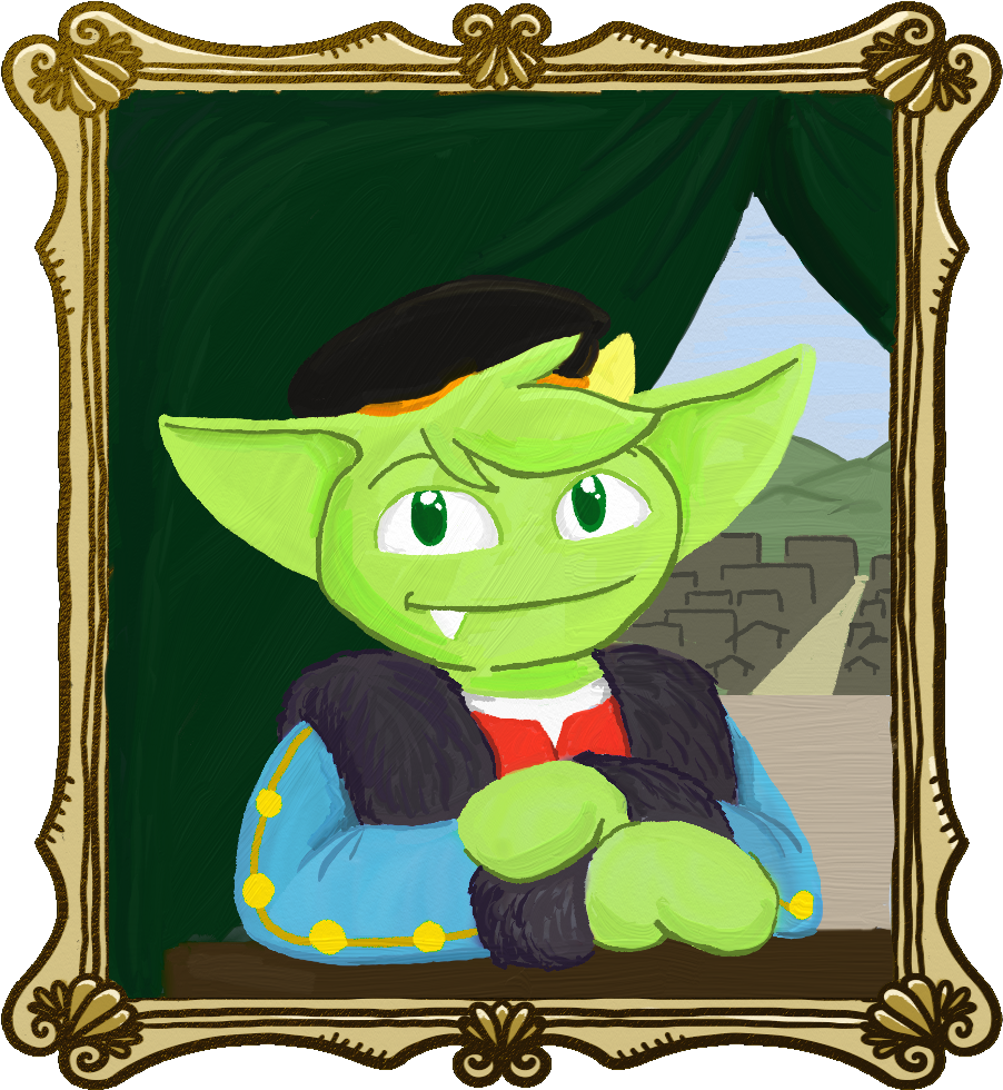 Renaissance-gremlin - - Cartoon (1000x1000)