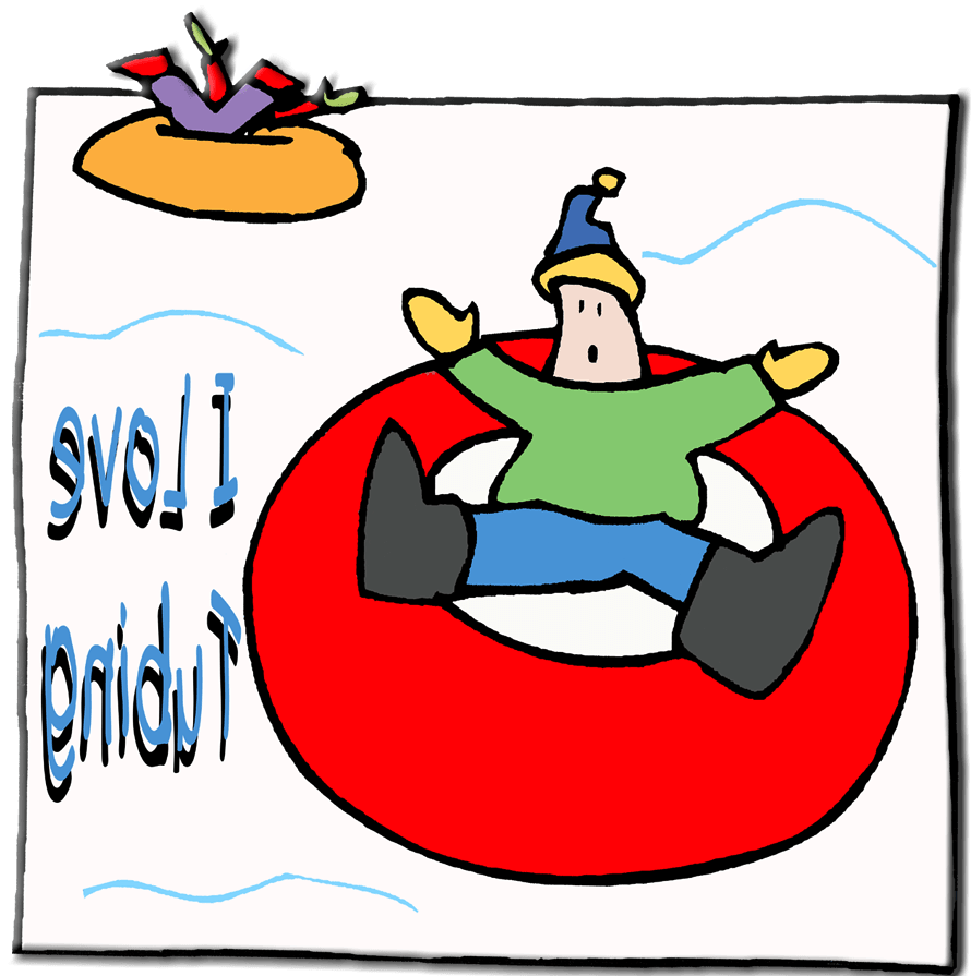 Kids Snow Tubing Clipart - Cartoon Christmas Pudding (900x900)