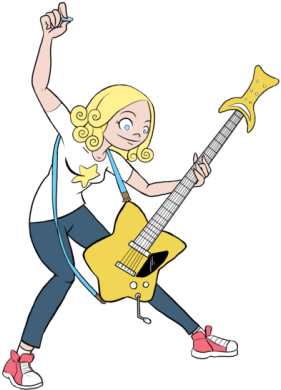 “ The Chloe And The Stars Indie Gogo Attempt Number - Cartoon (500x459)