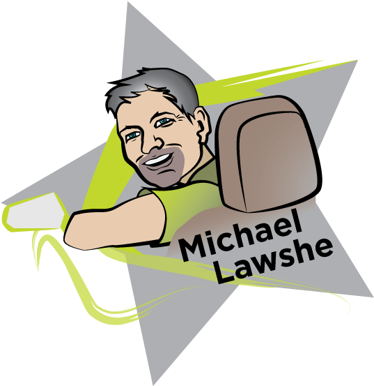 Mike Lawshe Cartoon Head - Cartoon (566x600)