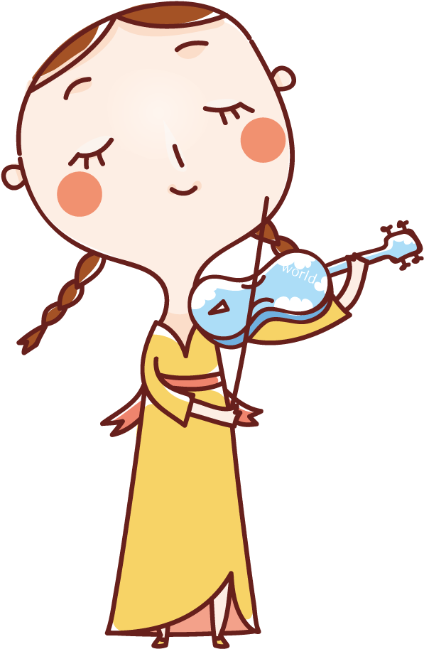 Cartoon Clip Art - Musicos Animados Png (700x1000)