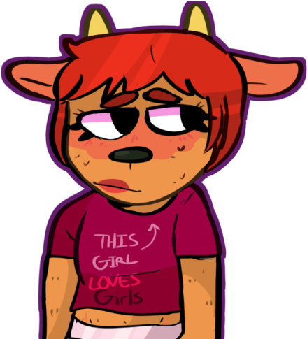 Lammy Was A Lesbian This Whole Time - Cartoon (500x484)
