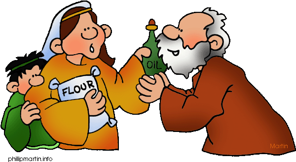 Cartoon Bible Cliparts - Elijah From The Bible (617x358)