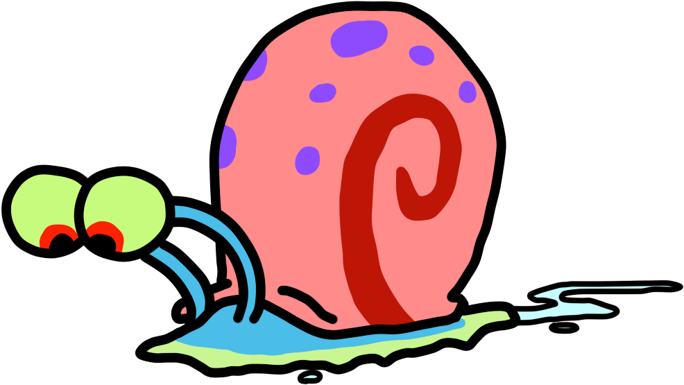 Gary Looking By Jcpag2010 - Gary The Snail Transparent - (1000x582) Png Cli...