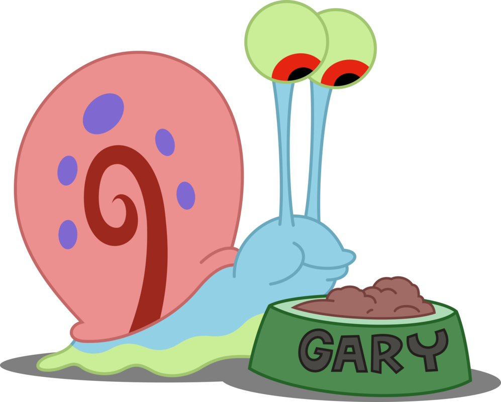 Vector - Gary Bob Esponja Png (997x801)