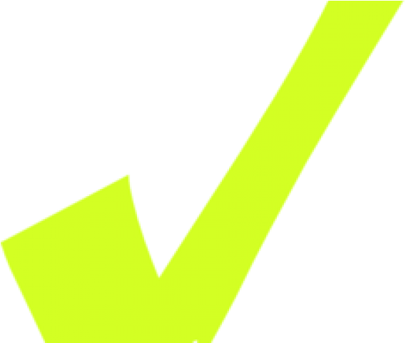 Check Clipart Yellow Green - Darkness (640x480)