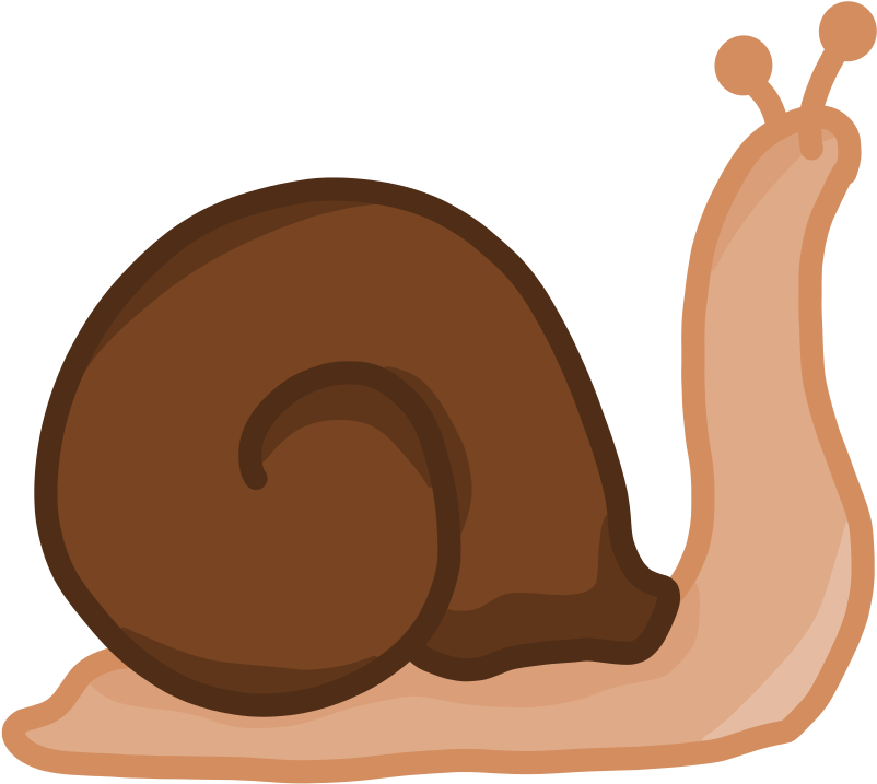 Onlinelabels Clip Art - Snail Cartoon (1000x1000)