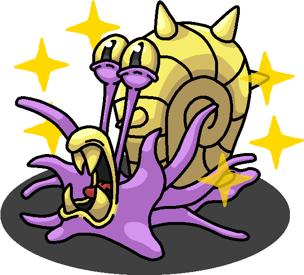 Shiny Omastar Gary The Snail By Shawarmachine - Pokemon Gary The Snail (650x650)