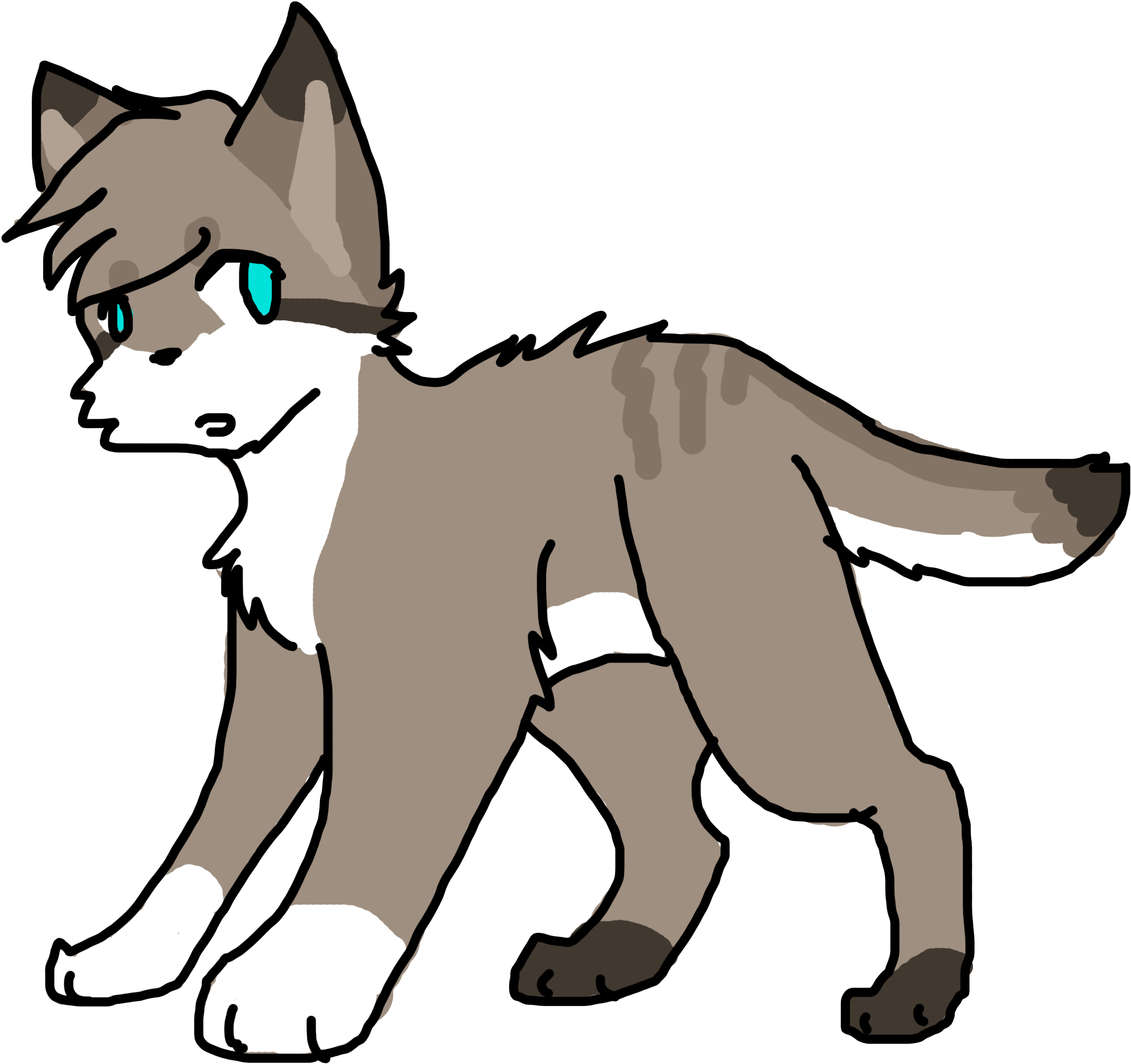 Whiskers Kitten Wildcat Domestic Short-haired Cat Red - Cartoon (3000x3000)