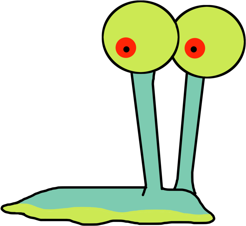 Gary Without Shell By Marcospower1996 - Drawing (894x894)