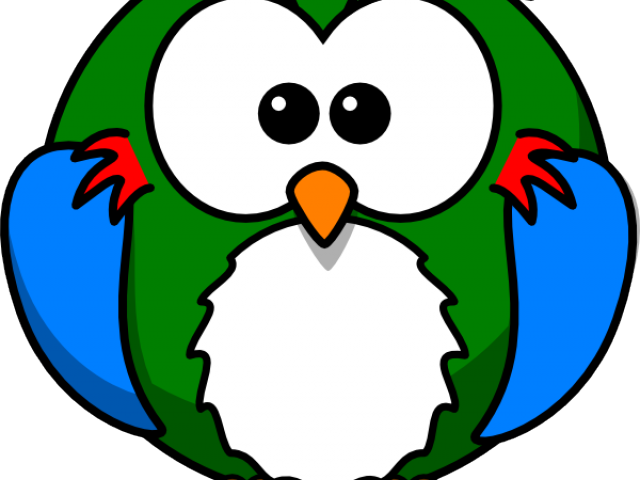 Baby Bird Clipart - Cartoon Owl (640x480)