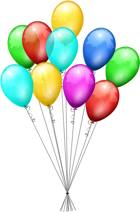 Balloon Birthday Clip Art - Balloon Gif Png (700x735)