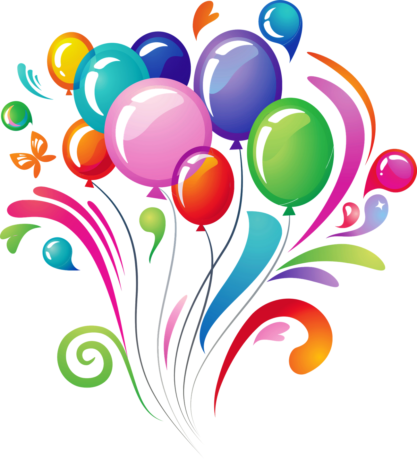 Happy Birthday Png Images Transparent Free Download - Birthday Png (1451x1600)