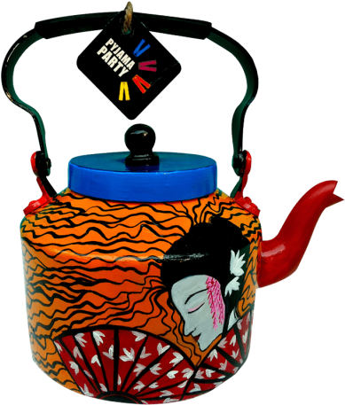 Japanese Cherry Blossom Geisha Kettle By Www - Sleepover (456x456)