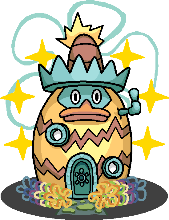 Shiny Ludicolo Spongebob's House By Shawarmachine - Shiny Ludicolo (600x800)