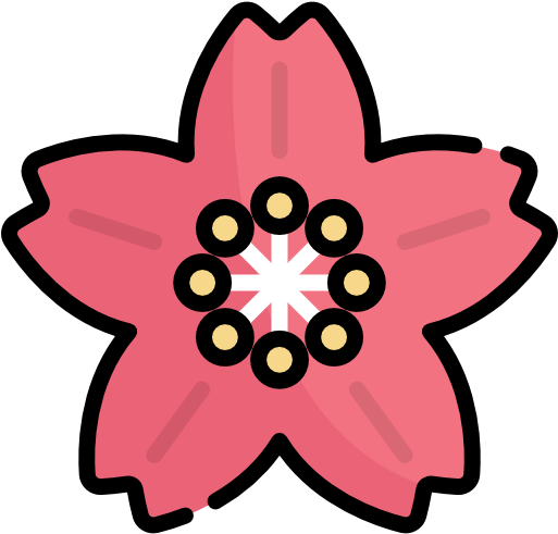 Cherry Blossom Free Icon - Clip Art (512x512)