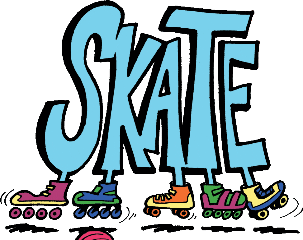 Clipart Free School Evfening Fundraiser - Roller Skating Clip Art (1149x844)