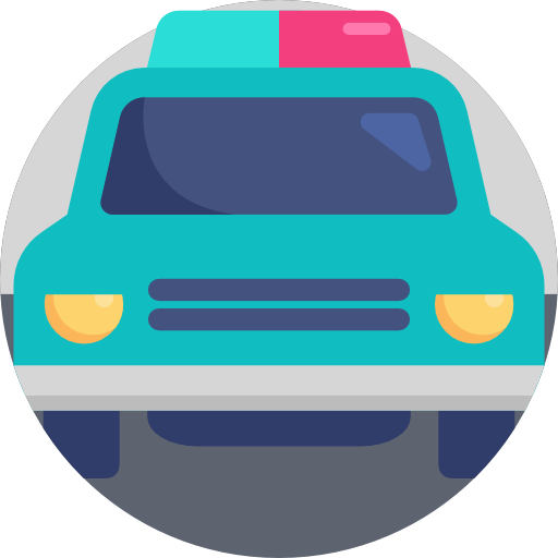 Police Car Free Icon - Police Car Free Icon (512x512)