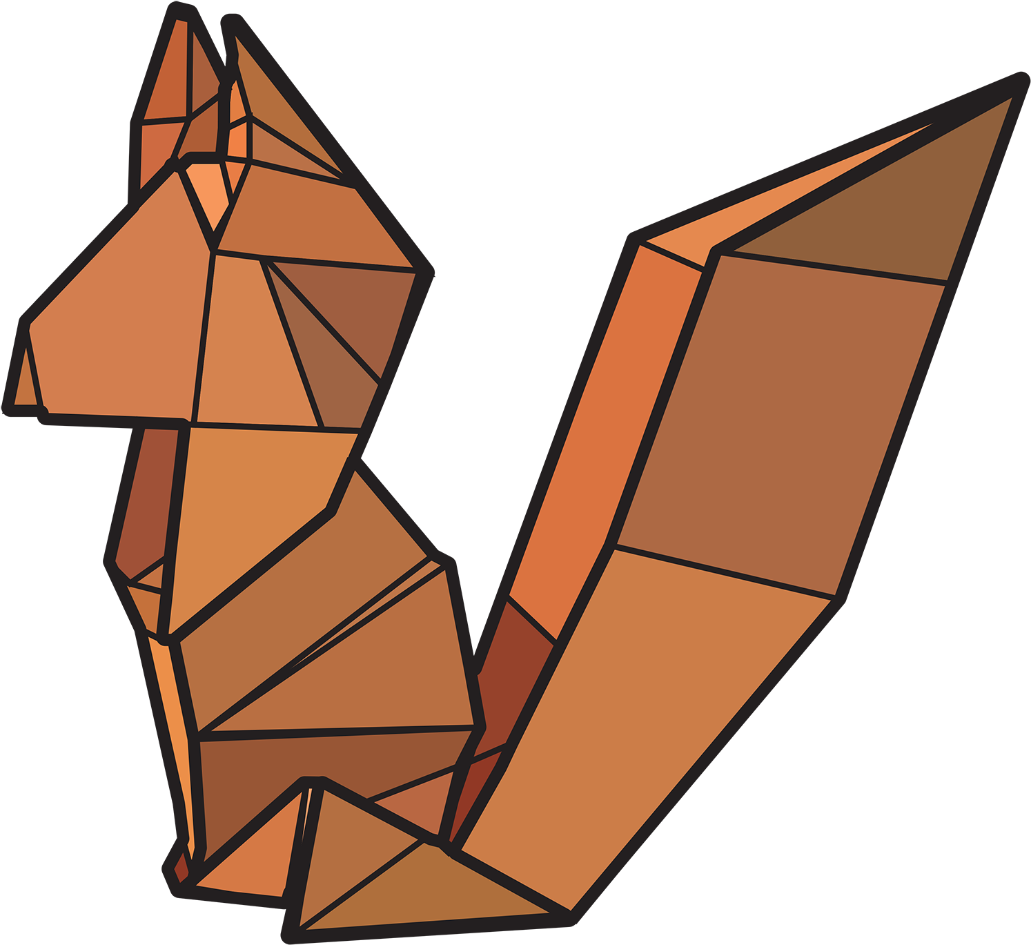 Paper Voice, Oragami, Web, Graphic, Logo, Branding, - Paper Voice (1500x1374)