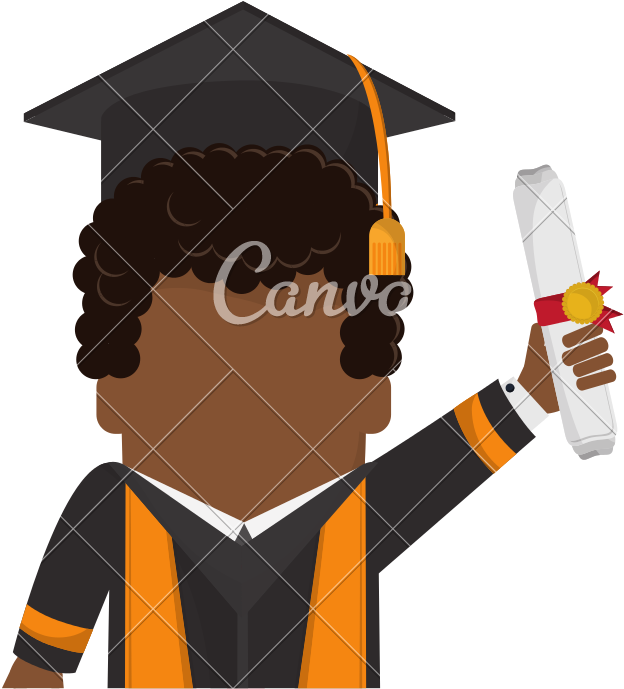 Boy Graduation Cap Design - Cartoon Grad (800x800)