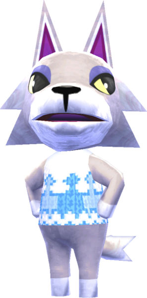 Francine,portia, Cole, Lucky, Genji Or Full Sets Of - Animal Crossing New Leaf Fang (297x600)