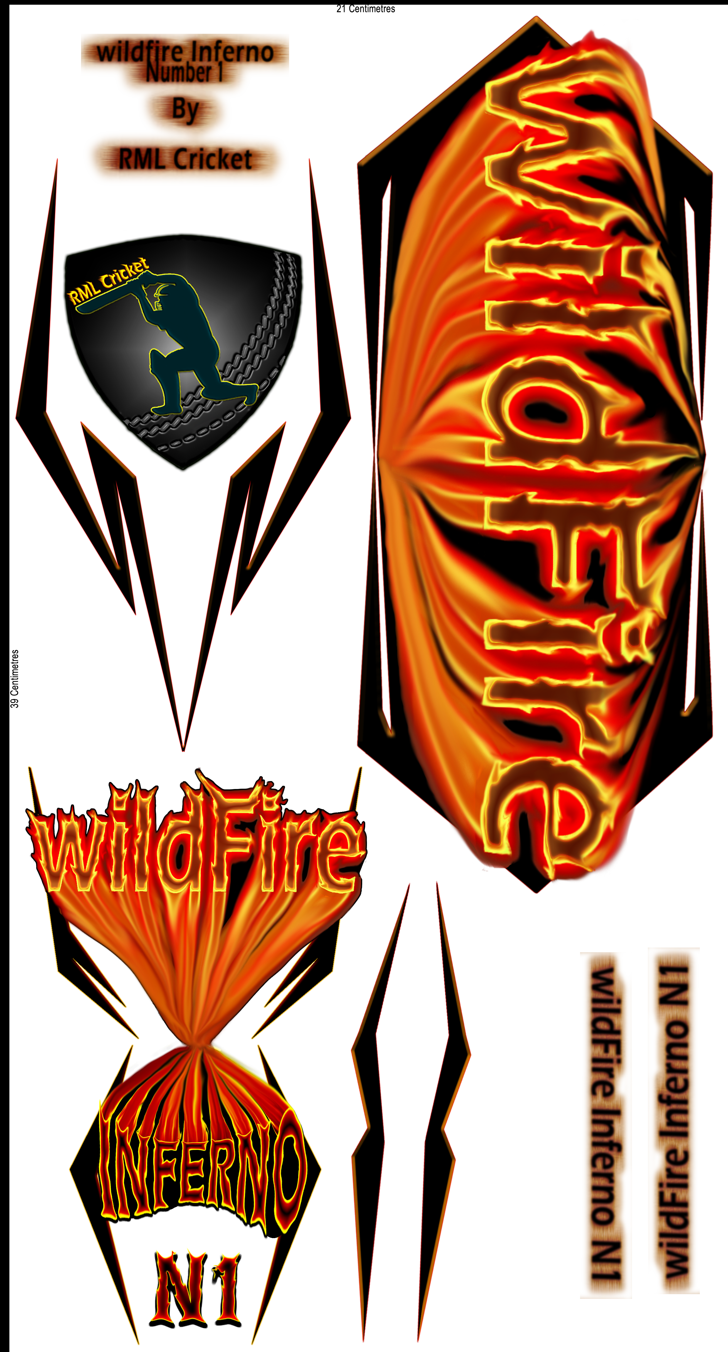 Cricket Bat Stickers Designing - Design A Cricket Bat (2480x4606)