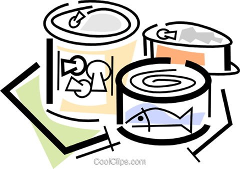 Canned Goods Royalty Free Vector Clip Art Illustration - Canned Goods Png Illustration (480x338)