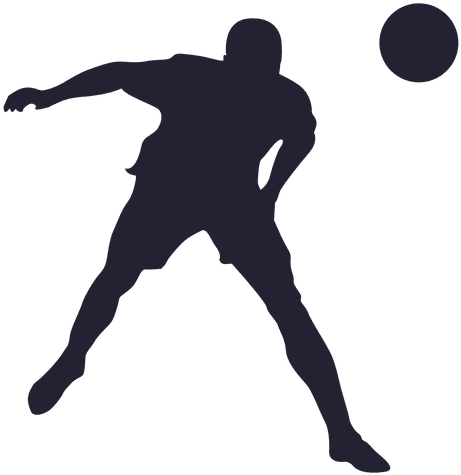 Playing Soccer Silhouette 1 Transparent Png - Futbolista Silueta Png (512x512)