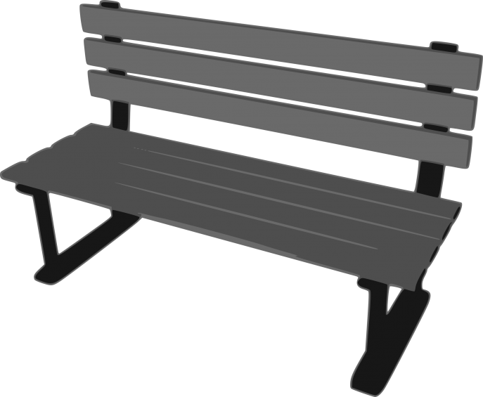 94 Shocking White Park Bench Images Inspirations White - Park Bench Clipart (687x565)