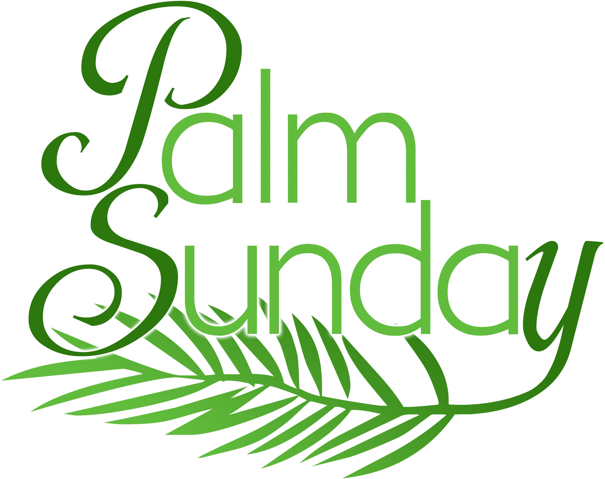 Palm Sunday Clip Art Free - Happy Palm Sunday (1950x1558)