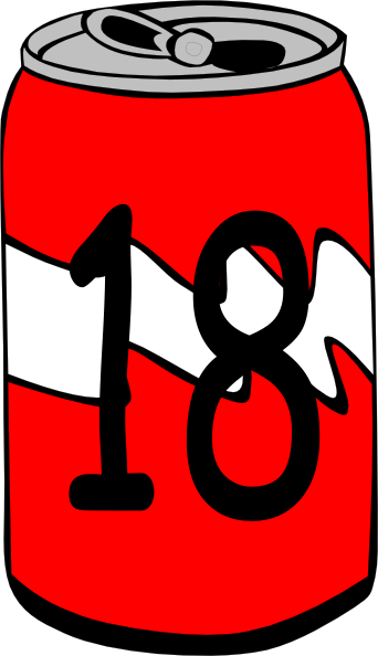 Number 18 Clipart Free (342x594)