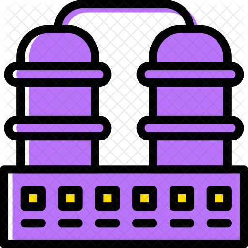 Oil Icon - Oil Refinery (512x512)