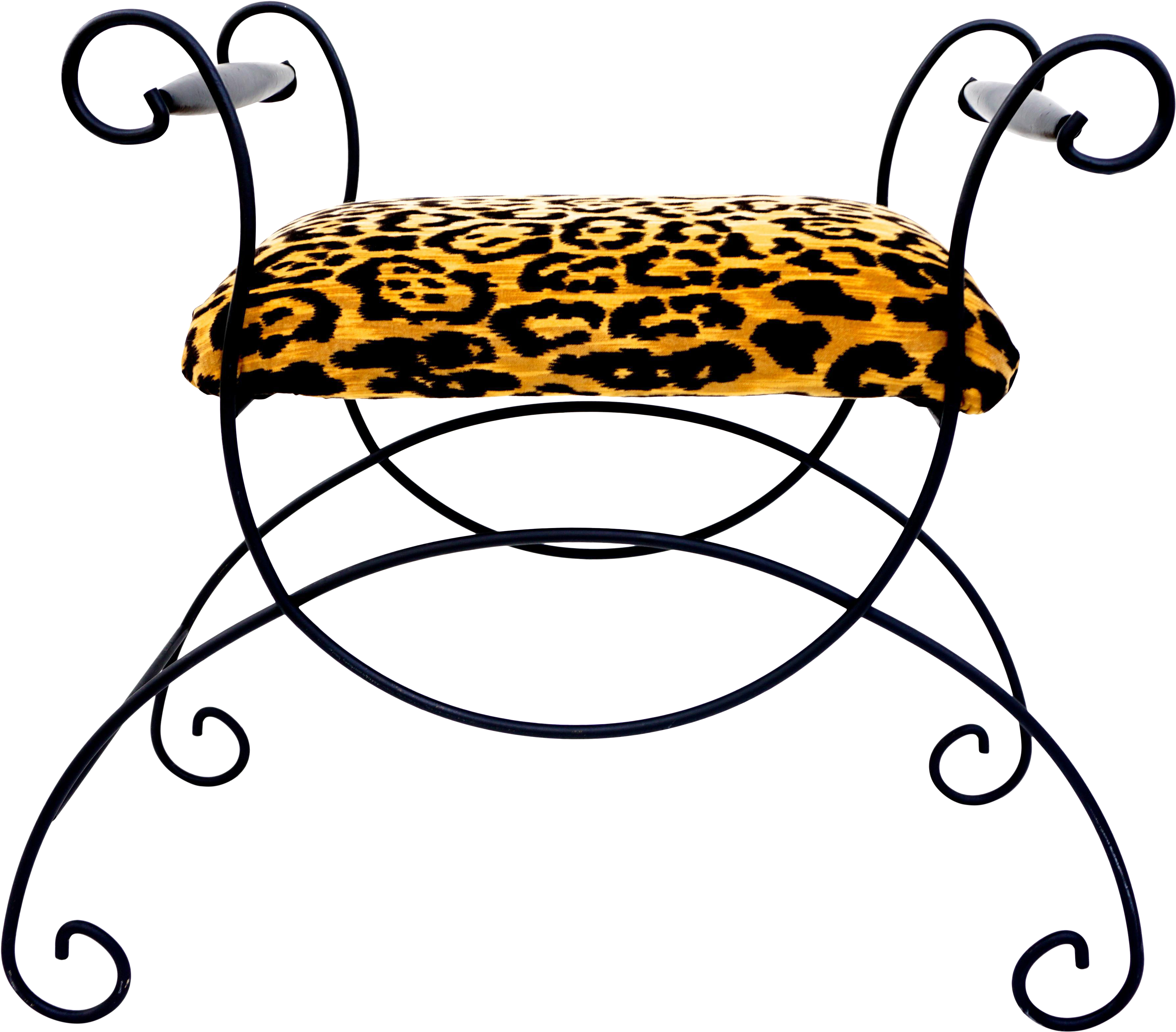 M#century Hollywood Regency Leopard Velvet Empire Style - Interior Design (3959x3473)