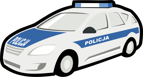 This Image Rendered As Png In Other Widths - Police Car (500x271)