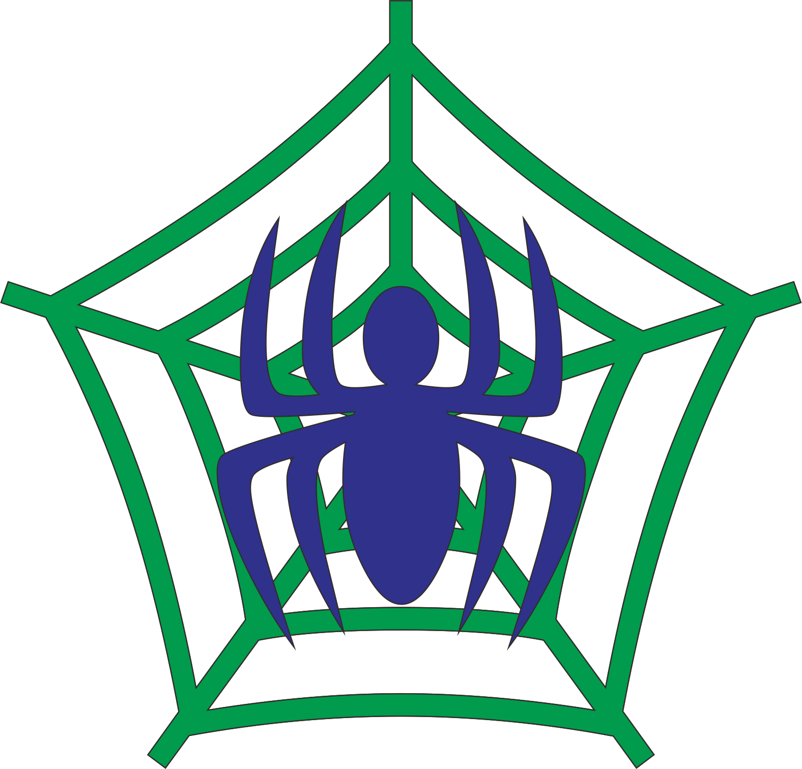 Spider-man Spider Web Clip Art - Antique Brass Fireplace Screen (1576x1511)