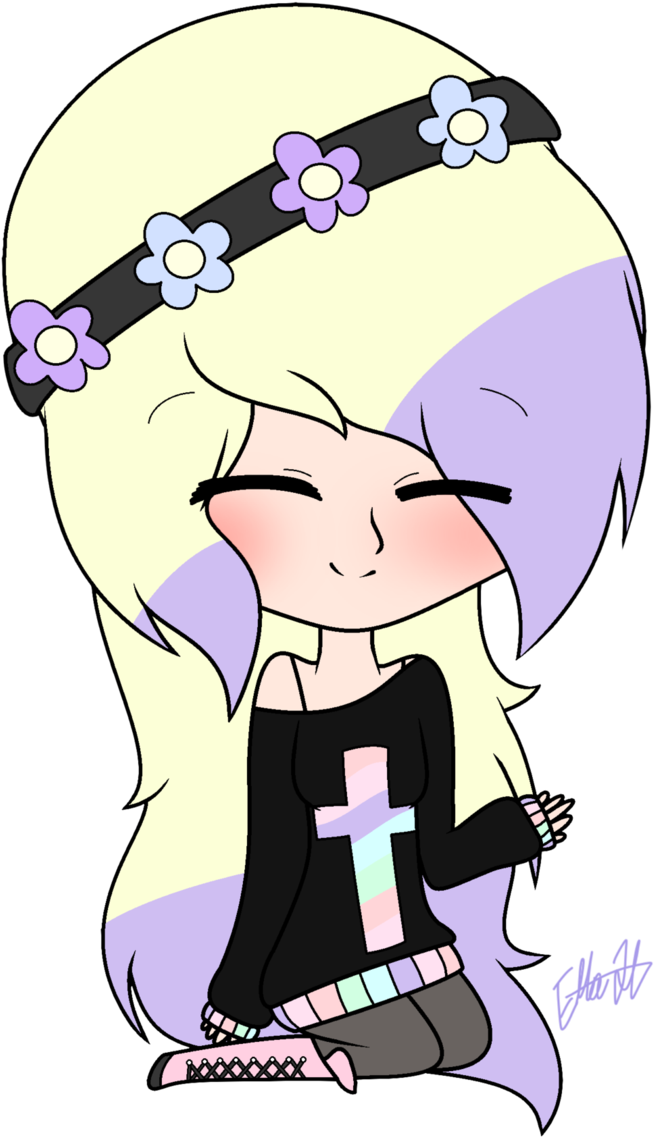 Little Pastel Goth~ By Anappgyay - Cartoon (692x1155)