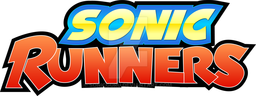 Sonic Runners Logo By Sonicguru - Sonic Runners Logo (1024x387)