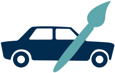 Logotipo Do Serviço De Pintura De Carro Transparent - Car Icon Png Side (512x512)