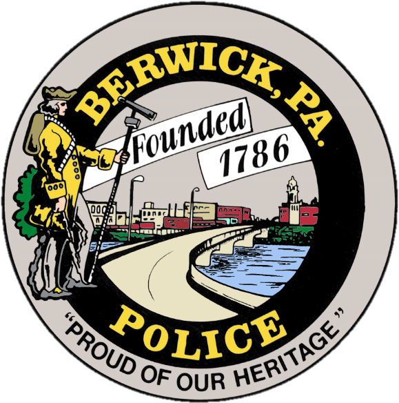 Police Logo - - Berwick Pa Police Department (590x597)