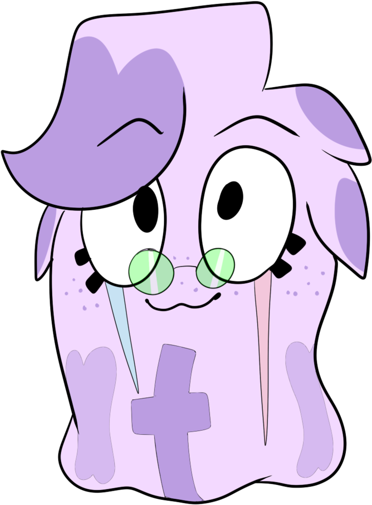 Ota Pastel Goth Ghost - Cartoon (773x1034)